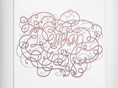 Demian calligraphy