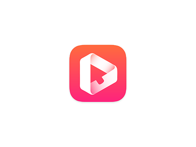 iOS App Icon bermuda clean click design gradient ios ios9 pink white