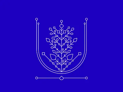 Floral U 36daysoftype dribbble floral graphic design illustration letter logo type typo typography vector