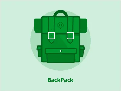 Backpack Icon backpack bag camping daypack rucksack