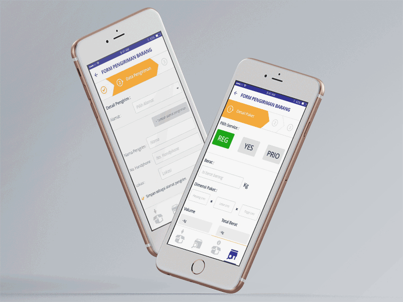Logistic Payment Step app apps logistic mobile payment payment step step