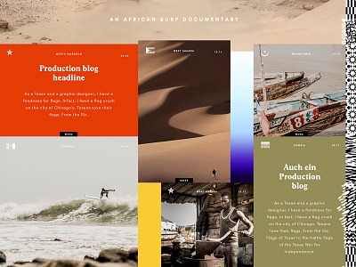 Beyond website africa documentary grid movie screendesign surf tiles web