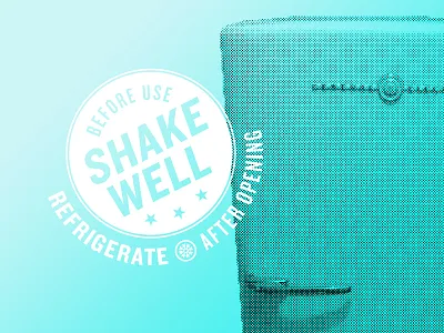 Shake Well condiments food packaging refrigerate sauce shake