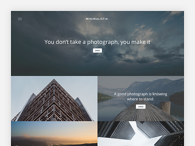 Minimalistik. blog landscape minimal minimalism minimalistic scenery travel ui ux wordpress