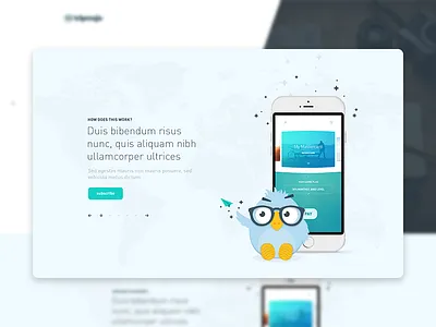Travel Project bird design landing minimal travel ui ux website