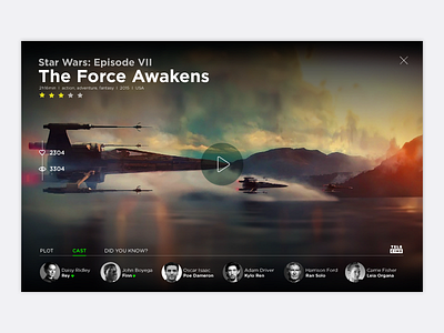 movie detail concept detail interface movie ui ux