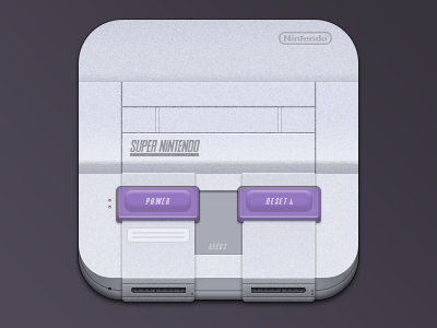 Console Icons - SNES console gaming icon ios nintendo photoshop retro snes theme