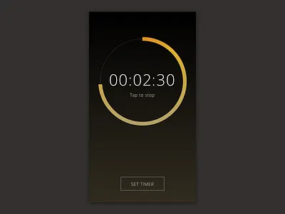 Dailyui 14. Countdown Timer 014 app concept countdown dailyui mobile ui