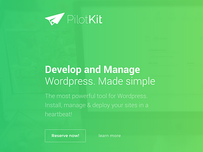 Pilotkit localhost mamp site install site manager site migration wordpress development