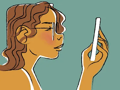 Girl illustrator vector