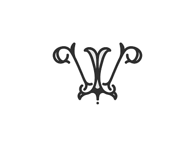 W black design gray illustration lettering type typography vector w