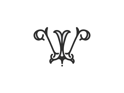 W black design gray illustration lettering type typography vector w
