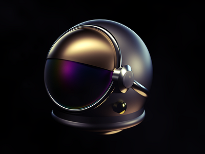 Helmet 3d c4d light model octane robot sci fi space texture