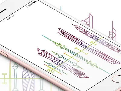 Kuwait Bldg Illustrator android apple flat google illustrator iphone 6 landloard payment reminder ui ux wallet
