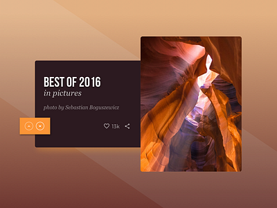 Day 63 Best of 2016 2015 2016 best of card dailyui glow orange photography shadow