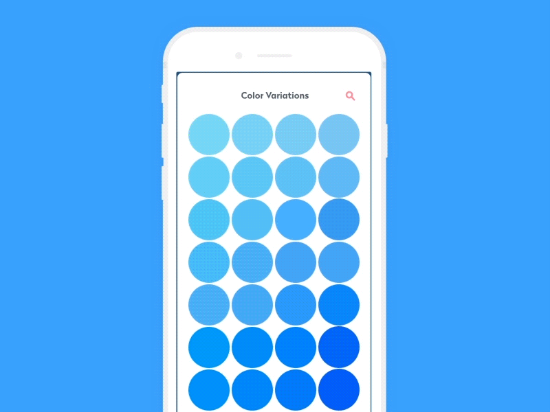 Daily UI Day 060 Color Picker 060 animation color dailyui flat minimal picker principle sketch snapchat ui