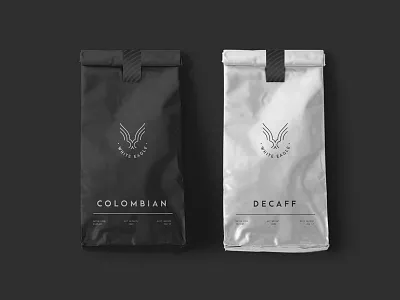 White Eagle Coffee coffee colombian dark eagle minimal ollestudio poland white