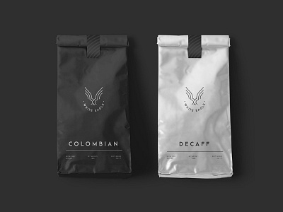 White Eagle Coffee coffee colombian dark eagle minimal ollestudio poland white