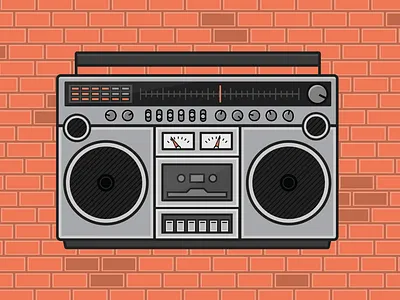 Boombox boombox brick ghettoblaster stereo