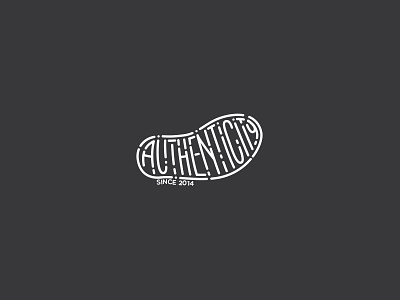 Authenticity streetwear authenticity line logo