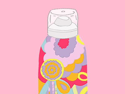 Amika Perkup Illo haircare illustration