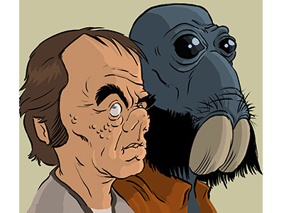 Wanted Men character design illustration star wars