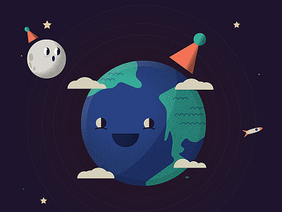 Earth! earth illustration