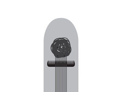 Skateboard comb deck graphics illustration nothing skateboard