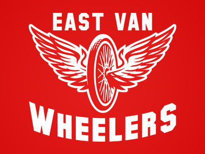 Wheelers brand canada hockey identity logo slavo kiss sports team wheelers winged wheel wings