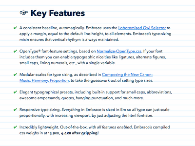 Respect the baseline! css sass typography