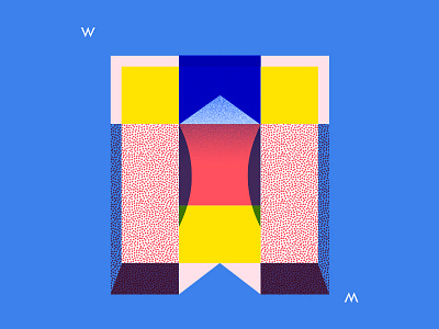 #36daysoftype · W 36daysoftype 36daysoftype 03 36daysoftype w alphabet codeflags illustrator lettering texture types w