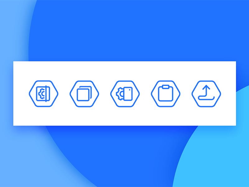 Icon animation animation