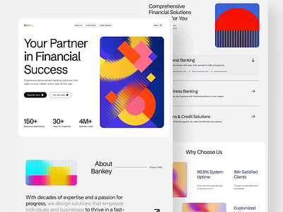 Commercial Bank Landing Page bank business commercial bank creative digital bank ewallet figma finance financial fintech landing page layout modern saas transaction ui uiux user interface web design website