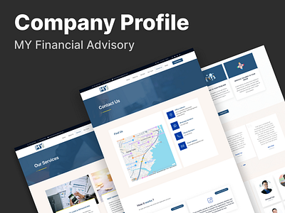 Service Finance Website branding cms company profile design elementor figma finance malaysia ui web design website wordpress