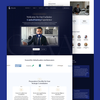 CÌAAN LLC - Web Design branding design figma finance graphic design illustration investor landing page logo mobile application ui ux vector web webdesign