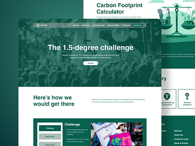 Website Design for the Phase 1.5 Climate Challenge design system prototyping ui design usability testing ux design wireframing