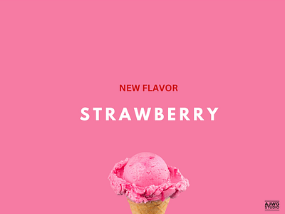 New Flavor: Strawberry Ice-Cream