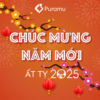 Chúc mừng năm mới Ất Tỵ 2025 🧧 3d animation branding design graphic design illustration logo motion graphics puramu ui ui design uiux ux design uxui design web design