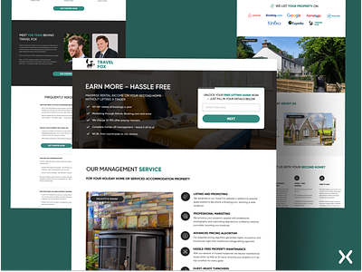 Lead Generation Landing Page booking design dribbble shot landing page design landingpage lead generation rentals resort travel ui ux vacation rental villa