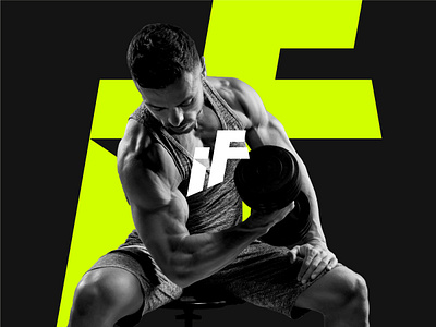 Impact Fitness Studio branding fitness graphic design gym if logo monogram motivation sport typo