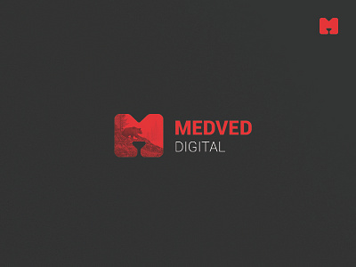 Medved Digital / Bear Digital bear m red rus russian simple