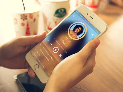 iOS Music Player app ios iphone mobile music ui ux