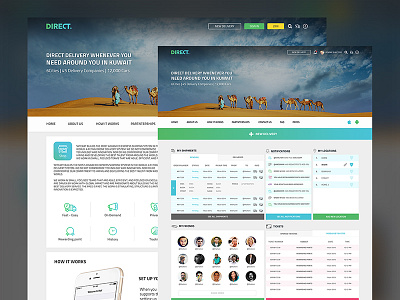 Direct Website delivery direct gcc kuwait site solutions ui ux web website world