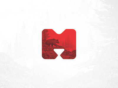 Medved Digital / Bear Digital bear logo m