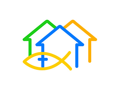Property Management Logo christian faith house logo property management