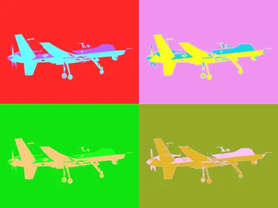 Kill List abstract design graphic nowar political satire warhol
