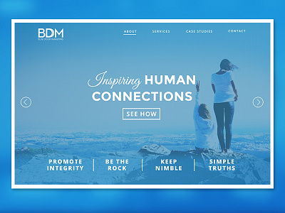 BDM Landing Page agency blue filter branding landing page marketing marketing website website