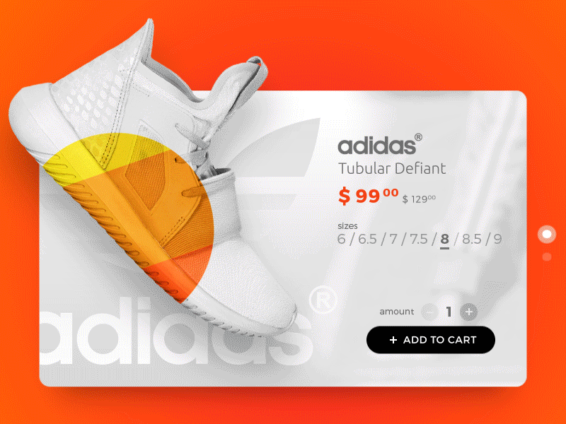 Adidas Tubular adidas clean colourful debut free minimal nike sneakers tubular ui design ux design web