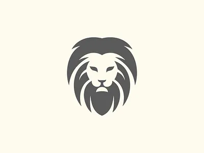 Lion brand confident head lion logo mark powerful proud redesign vigilance