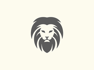 Lion brand confident head lion logo mark powerful proud redesign vigilance